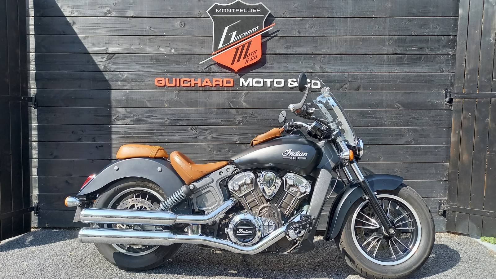 Indian Scout Black Smoke occasion Montpellier Hérault