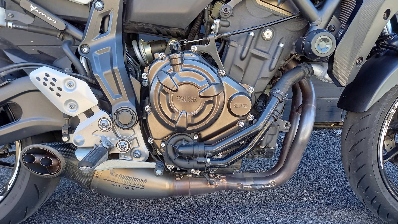 Yamaha MT-07 A2 occasion Montpellier Hérault