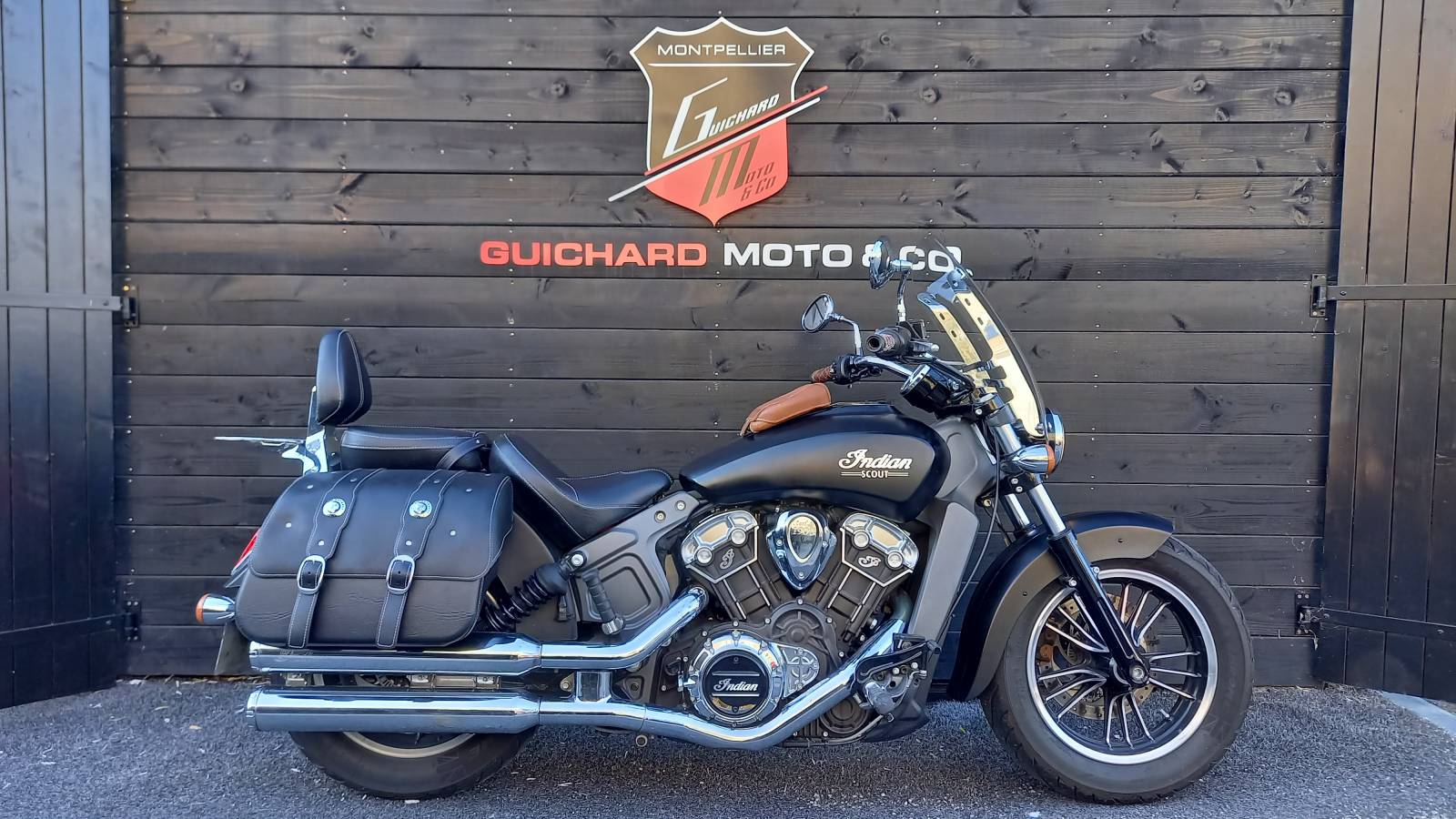 Indian Scout Black Smoke occasion Montpellier Hérault