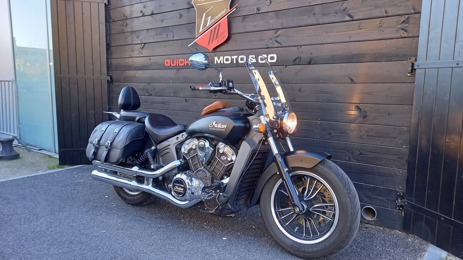 Indian Scout Black Smoke occasion Montpellier Hérault