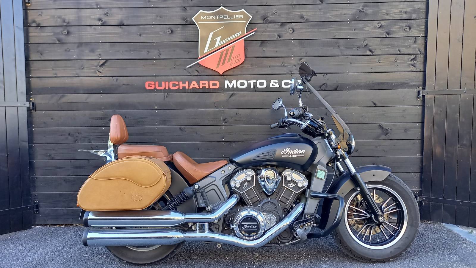 Indian Scout Black Smoke occasion Montpellier Hérault