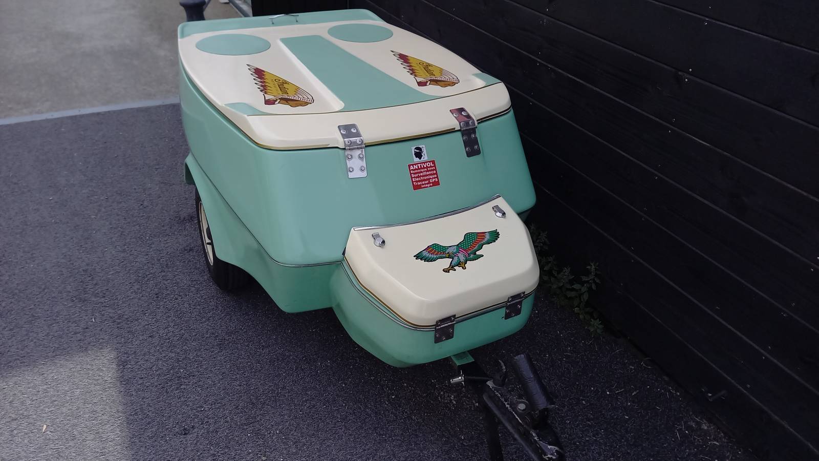 Remorque + attelage + faisceau pour Indian Roadmaster/Chieftain ...