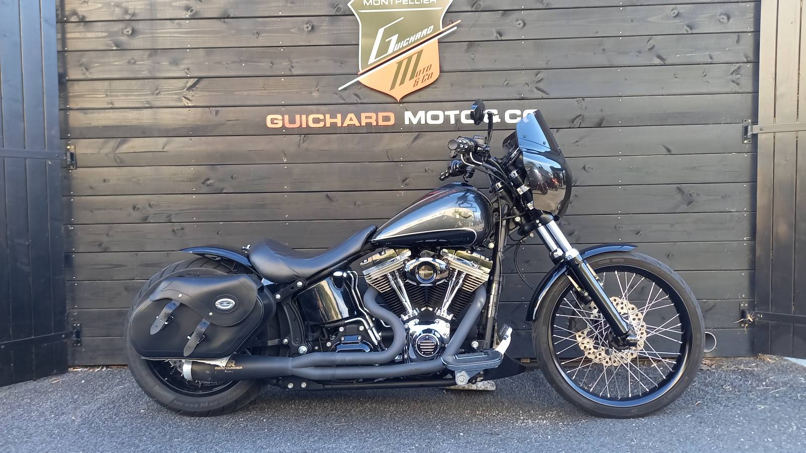 Harley Davidson FXS Softail Blackline occasion Montpellier Hérault