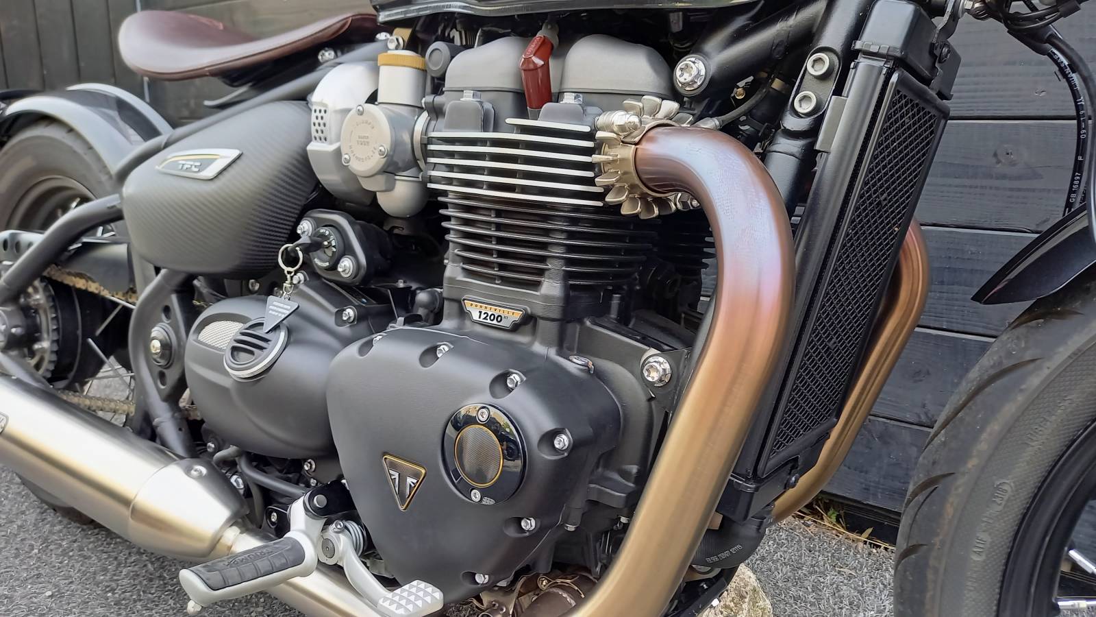 Triumph  Bonneville Bobber TFC occasion Montpellier Hérault