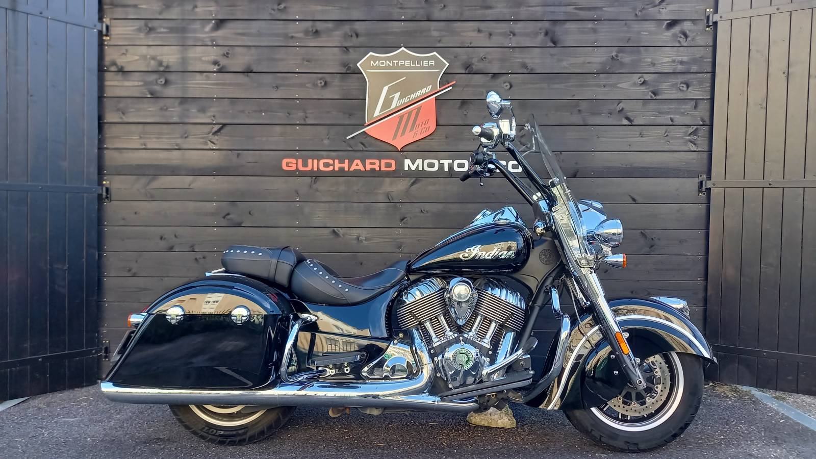 Indian Springfield Thunder Black occasion Montpellier Hérault