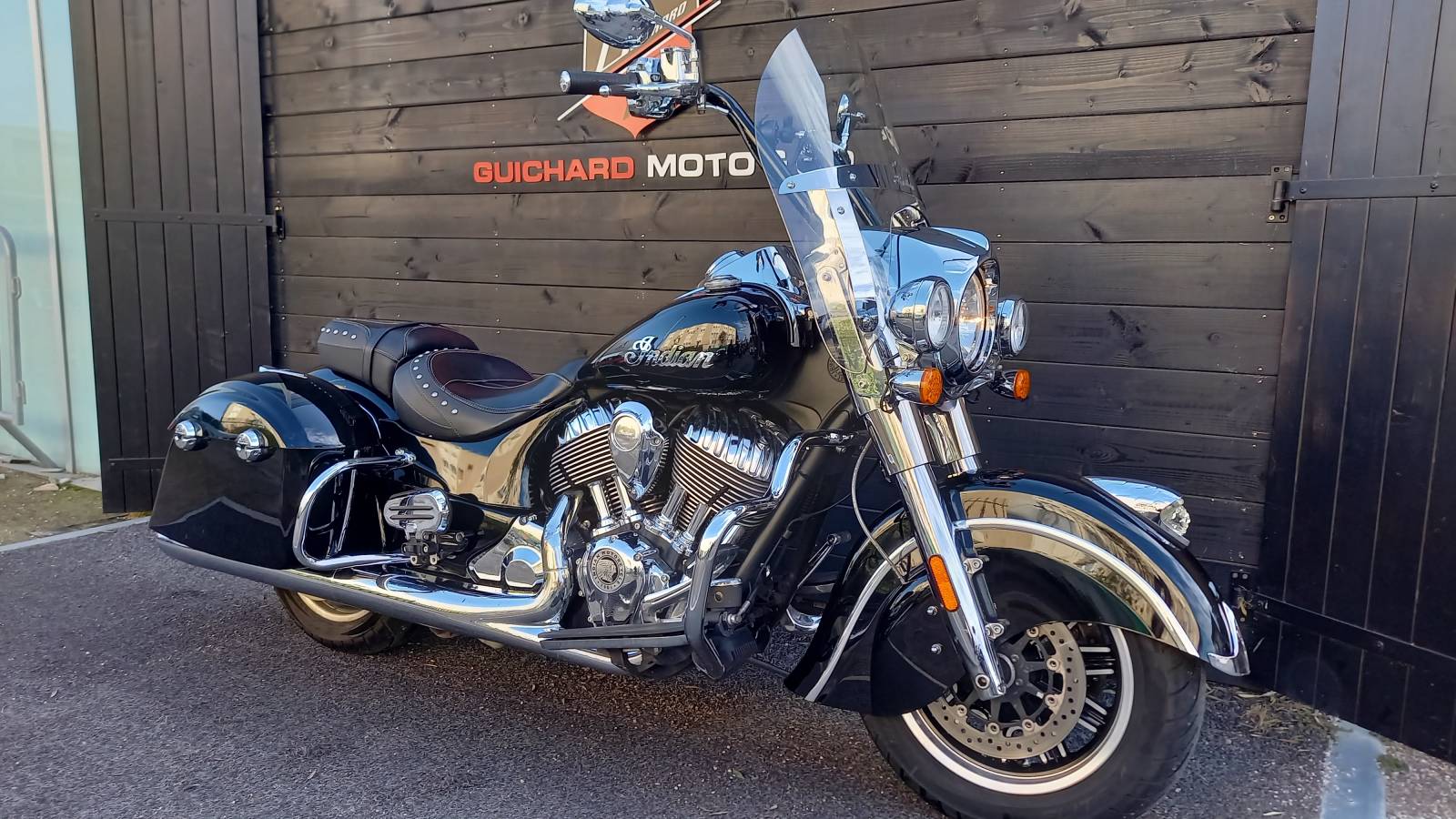 Indian Springfield Thunder Black occasion Montpellier Hérault