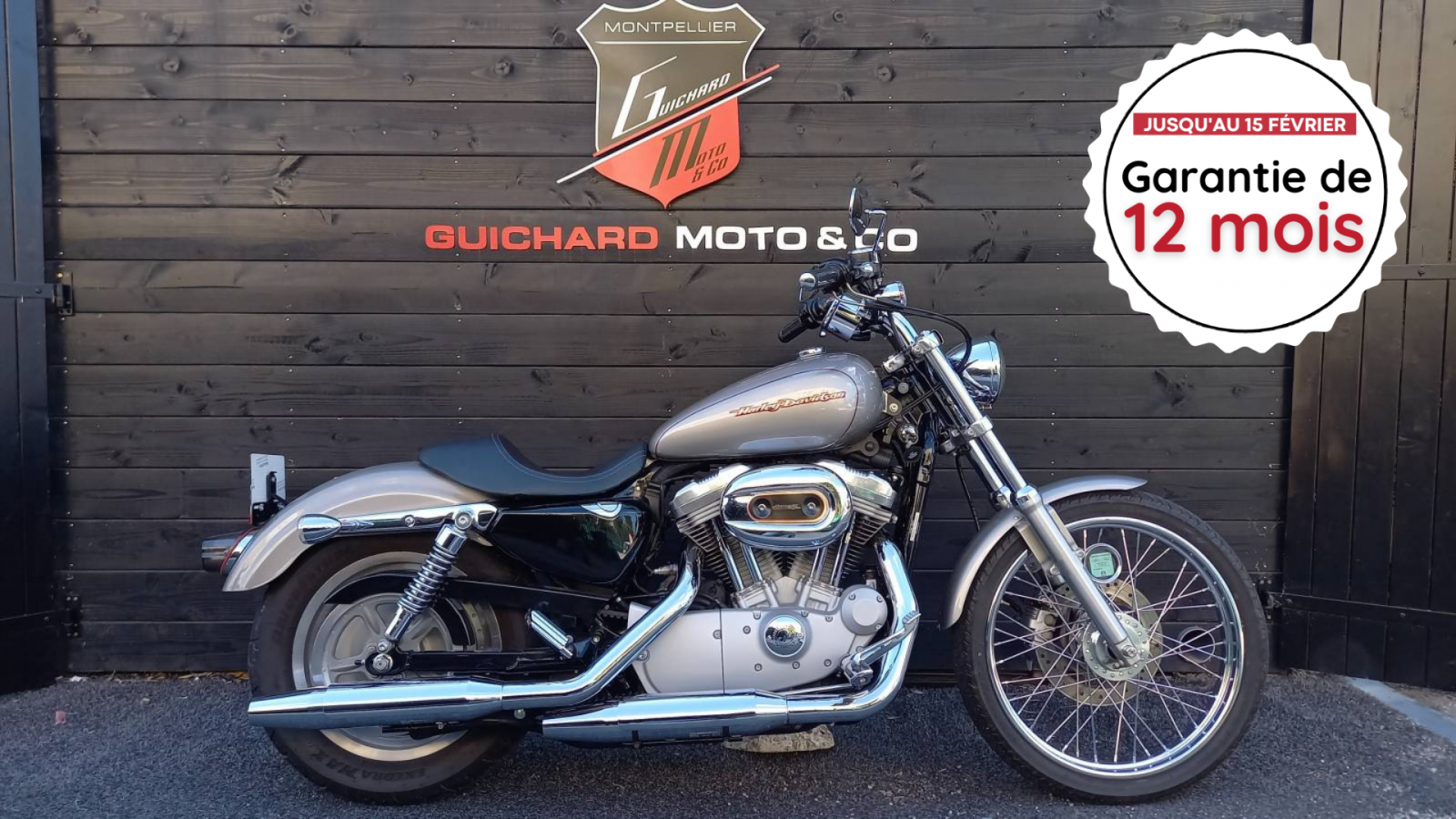 Harley Davidson Sportster 883 XL occasion Montpellier Hérault OFFRE SPÉCIALE GARANTIE 12 MOIS