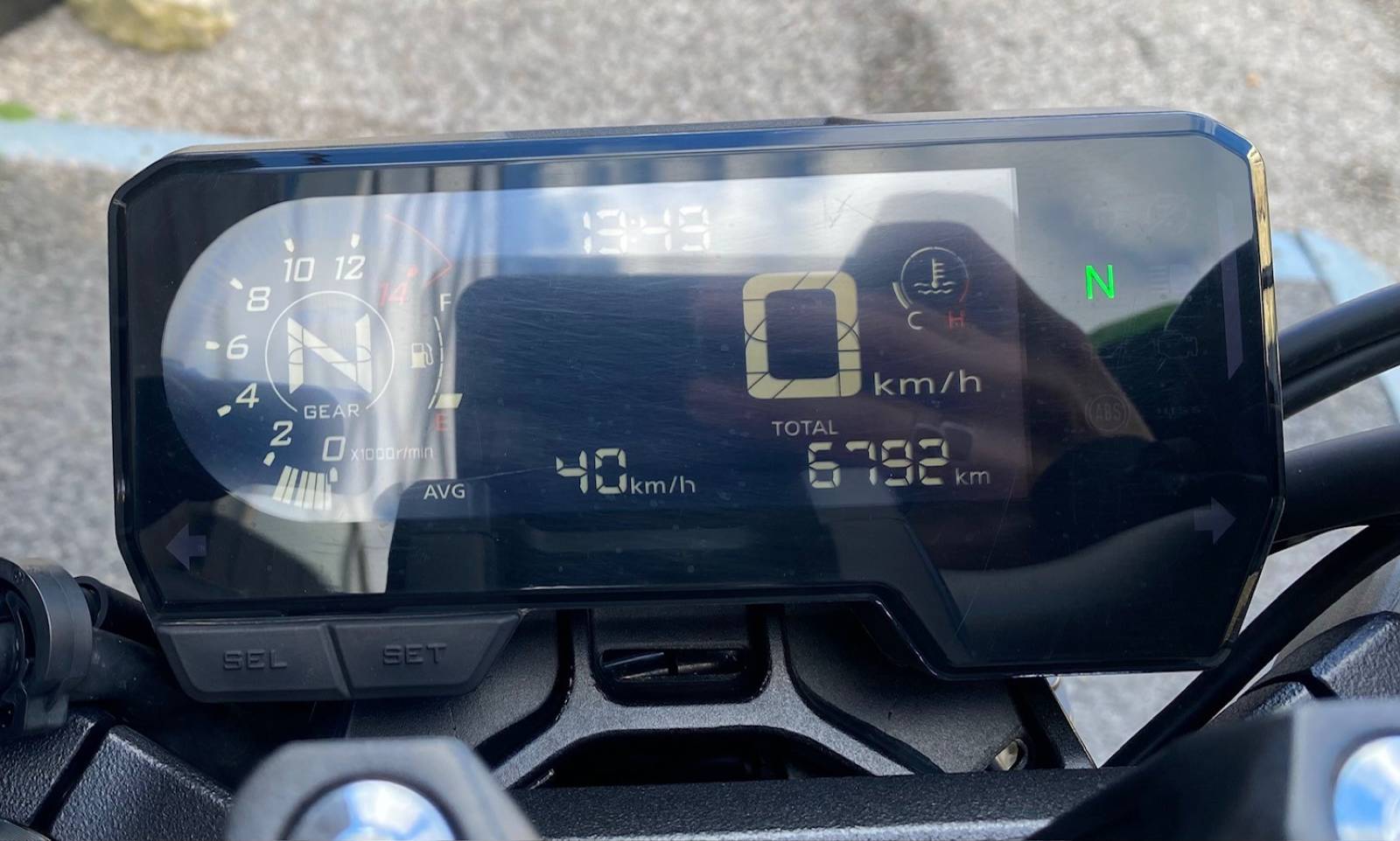 Moto Honda à saisir