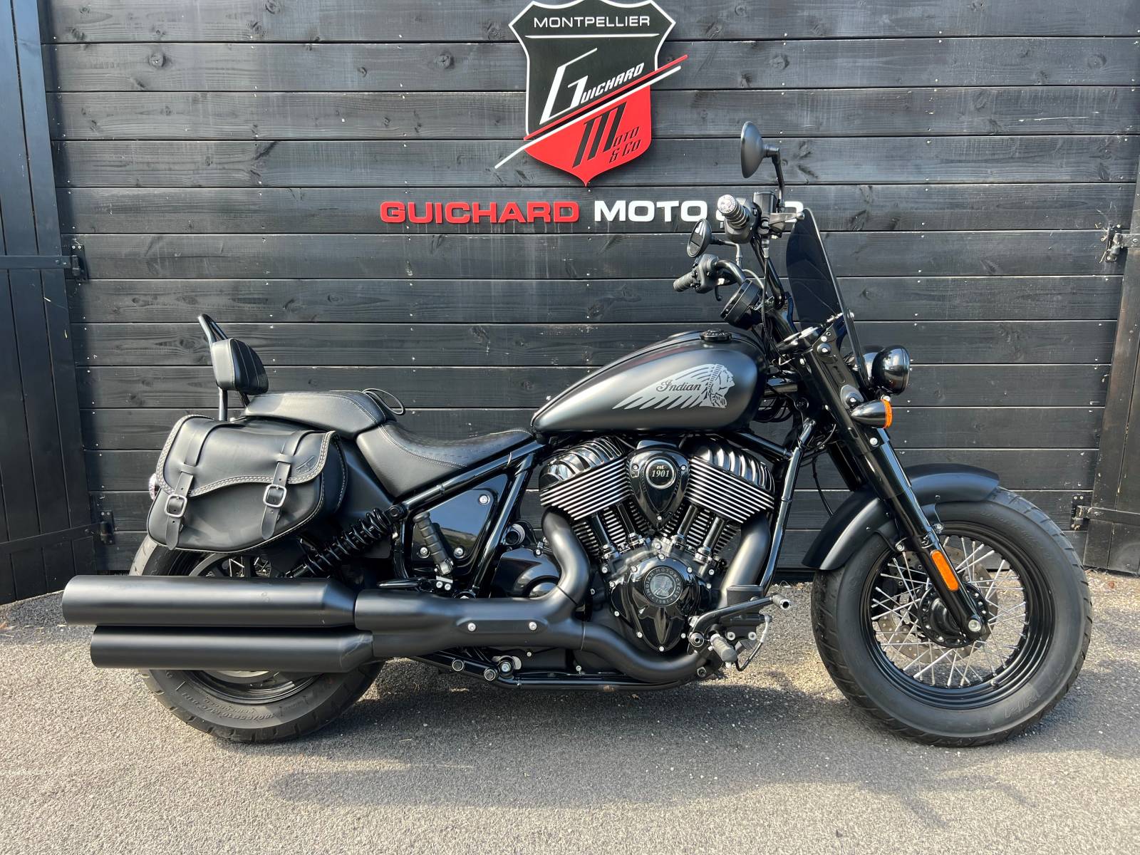 Indian Chief Bobber black smoke occasion Montpellier Hérault