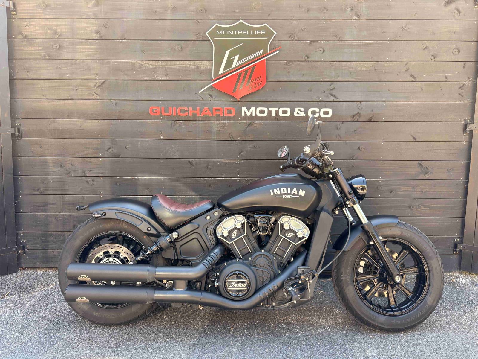INDIAN SCOUT BOBBER - ECHAPPEMENT DR JEKILL - 2021 - À SAISIR A MONTPELLIER