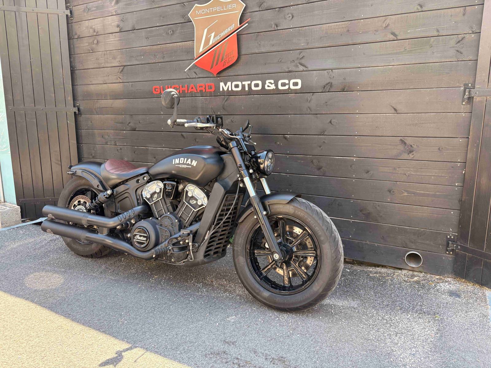 INDIAN SCOUT BOBBER - ECHAPPEMENT DR JEKILL - 2021 - À SAISIR A MONTPELLIER