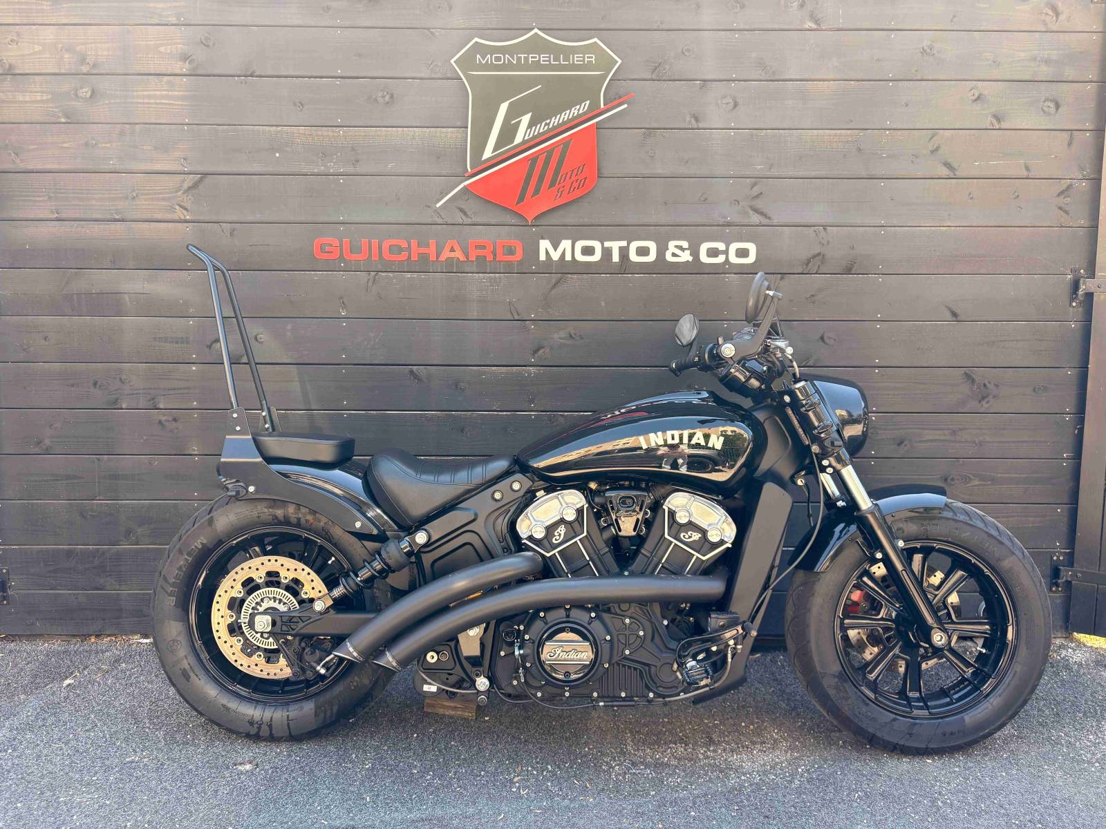 INDIAN SCOUT BOBBER (A2) - Echappement FREEDOM - 2020 - À SAISIR à Montpellier 