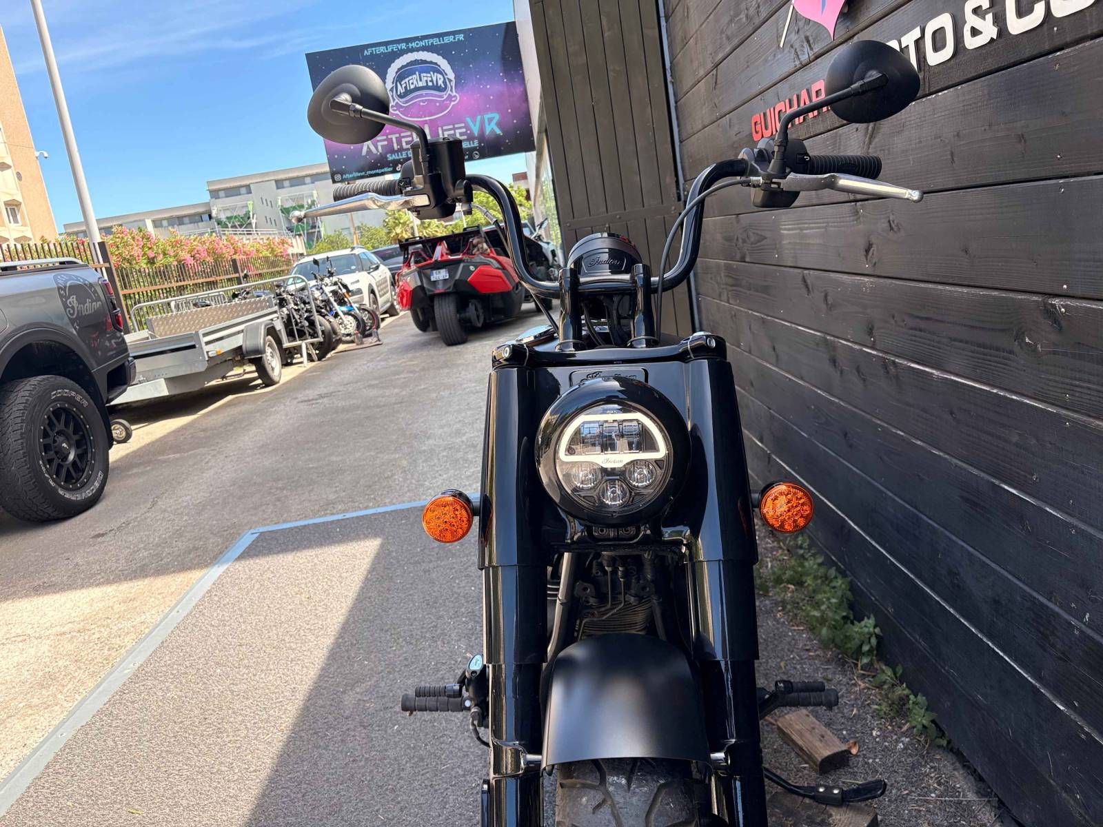 INDIAN CHIEF BOBBER BLACK SMOKE - 2022 - À SAISIR occasion Guichard moto à Montpellier dans l'hérault