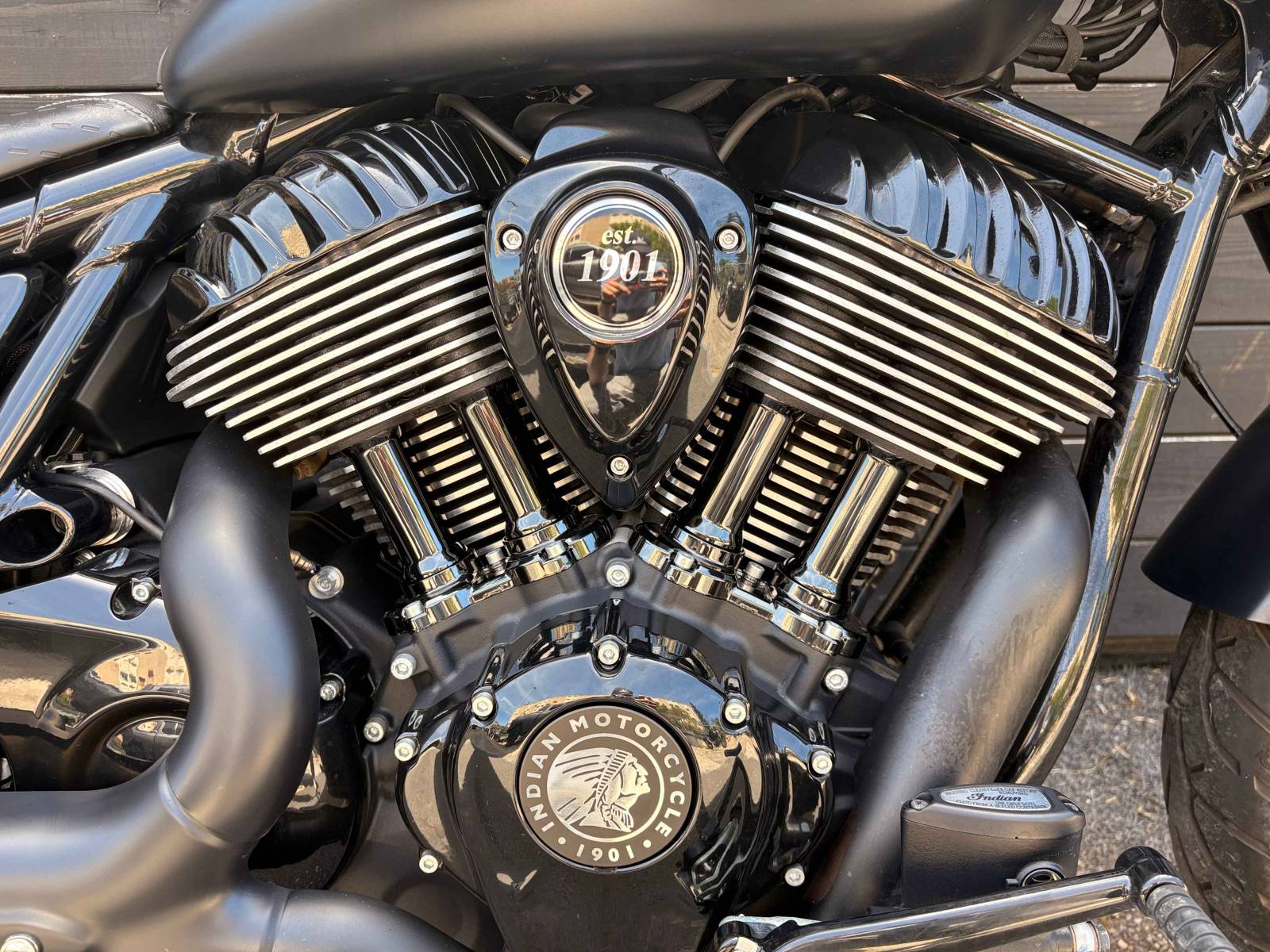 INDIAN CHIEF BOBBER BLACK SMOKE - 2022 - À SAISIR occasion Guichard moto à Montpellier dans l'hérault