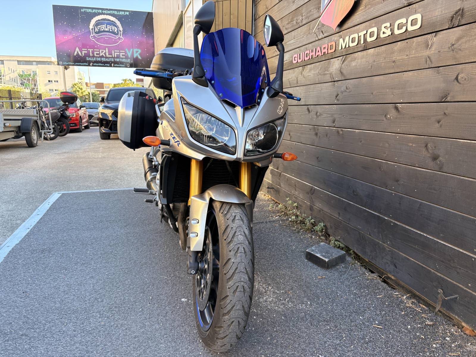 YAMAHA FAZER 1000 BULLE BLEUE