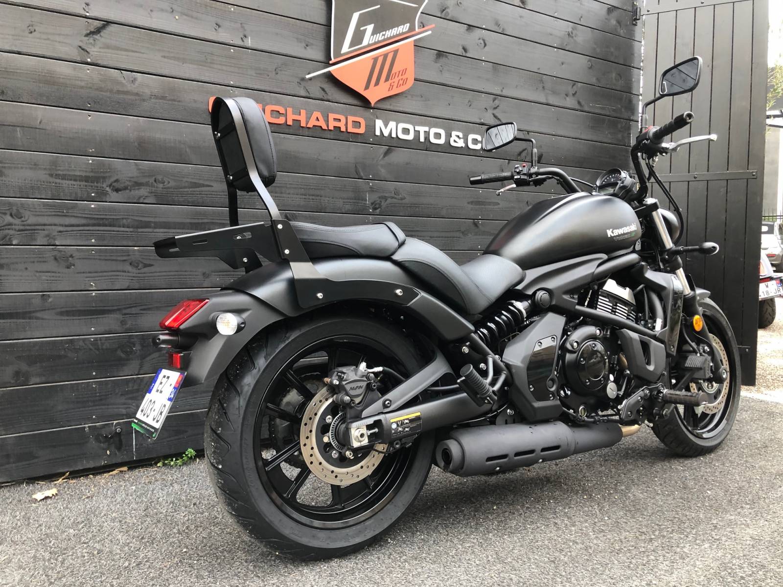 KAWASAKI 650 VULCAN S NOIRE MAT 2018 OCCASION CHEZ GUICHARD MOTO A MONTPELLIER DANS L'HERAULT