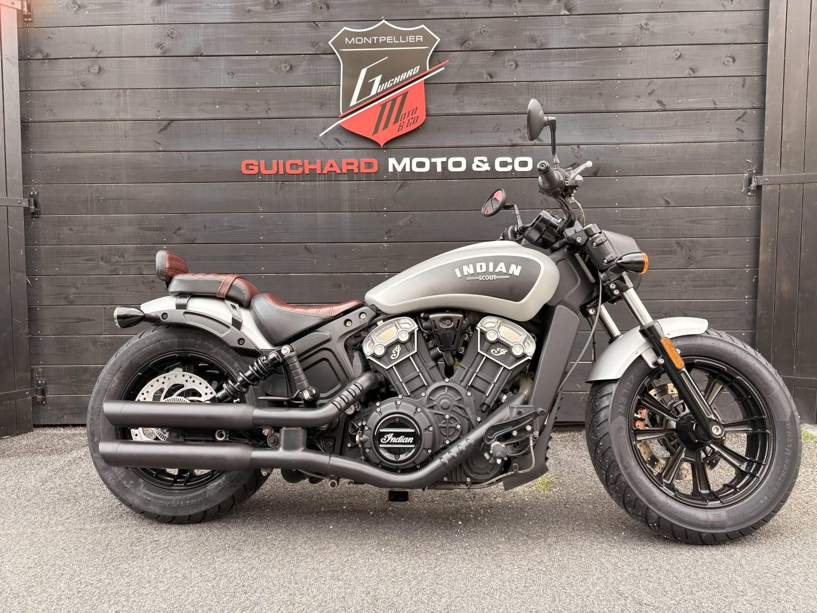 INDIAN SCOUT BOBBER GUICHARD MOTO MONTPELLIER HERAULT