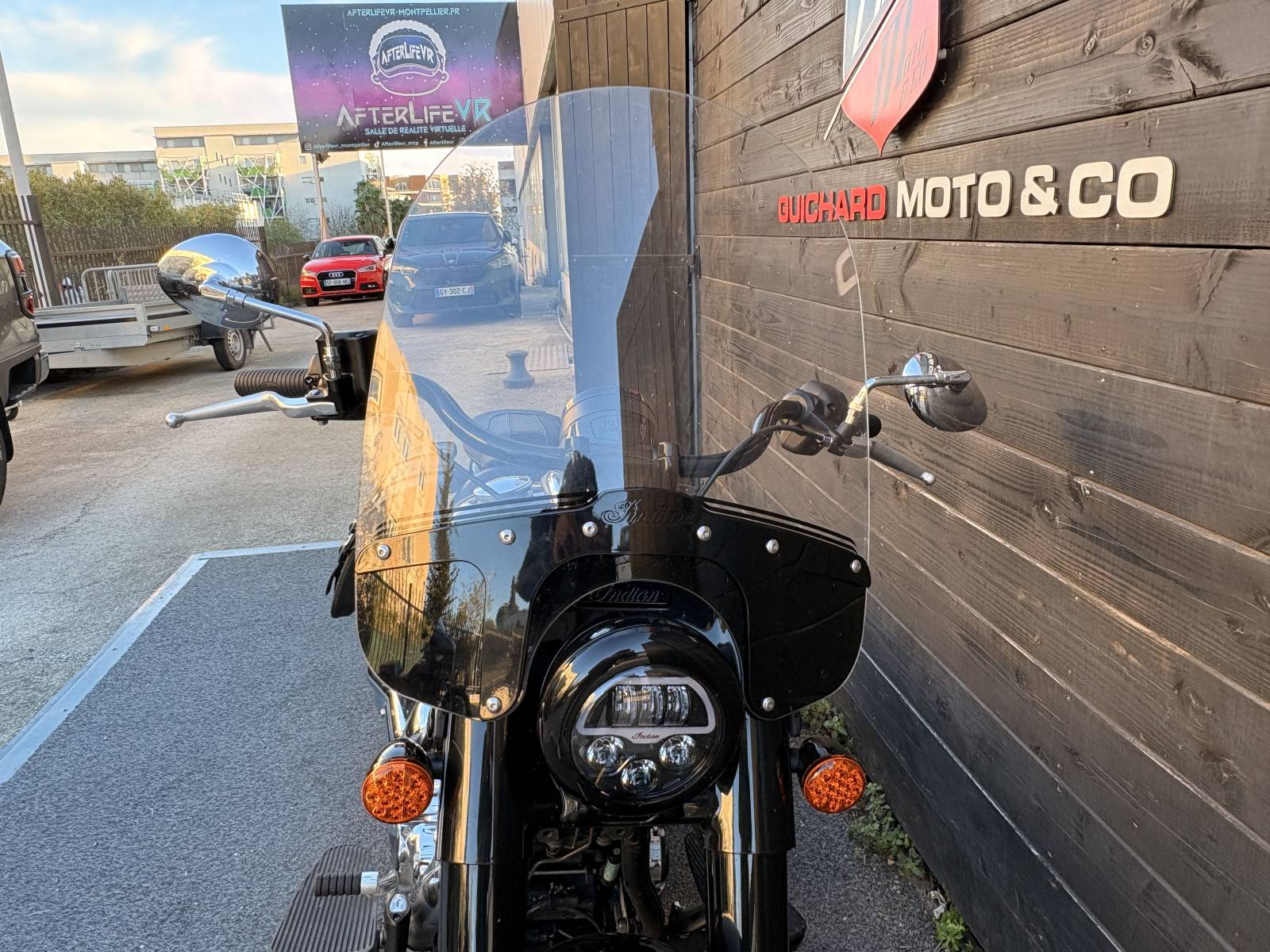 Bulle SuperChief moto custom à saisir Indian région Occitanie