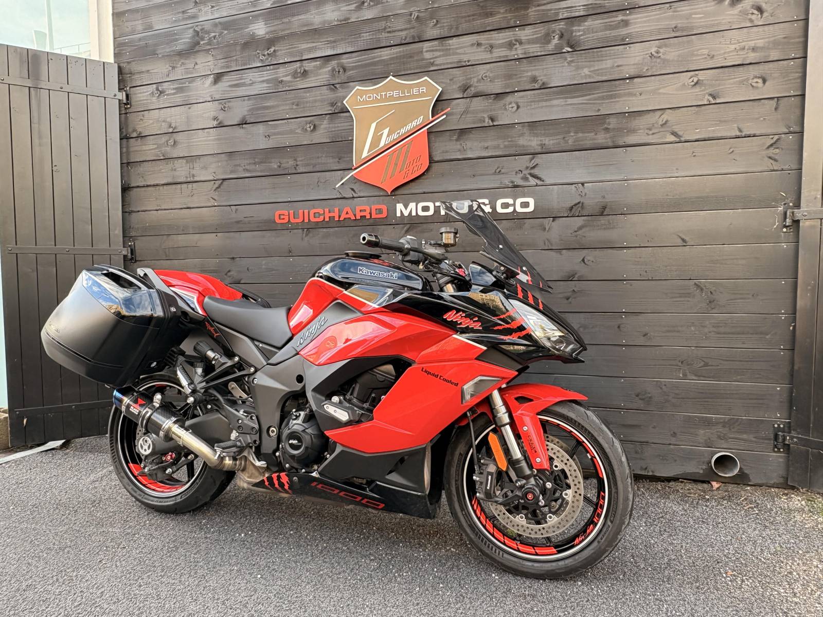 Ninja 1000 SX 2024 avec valises – Moto sport GT équipée