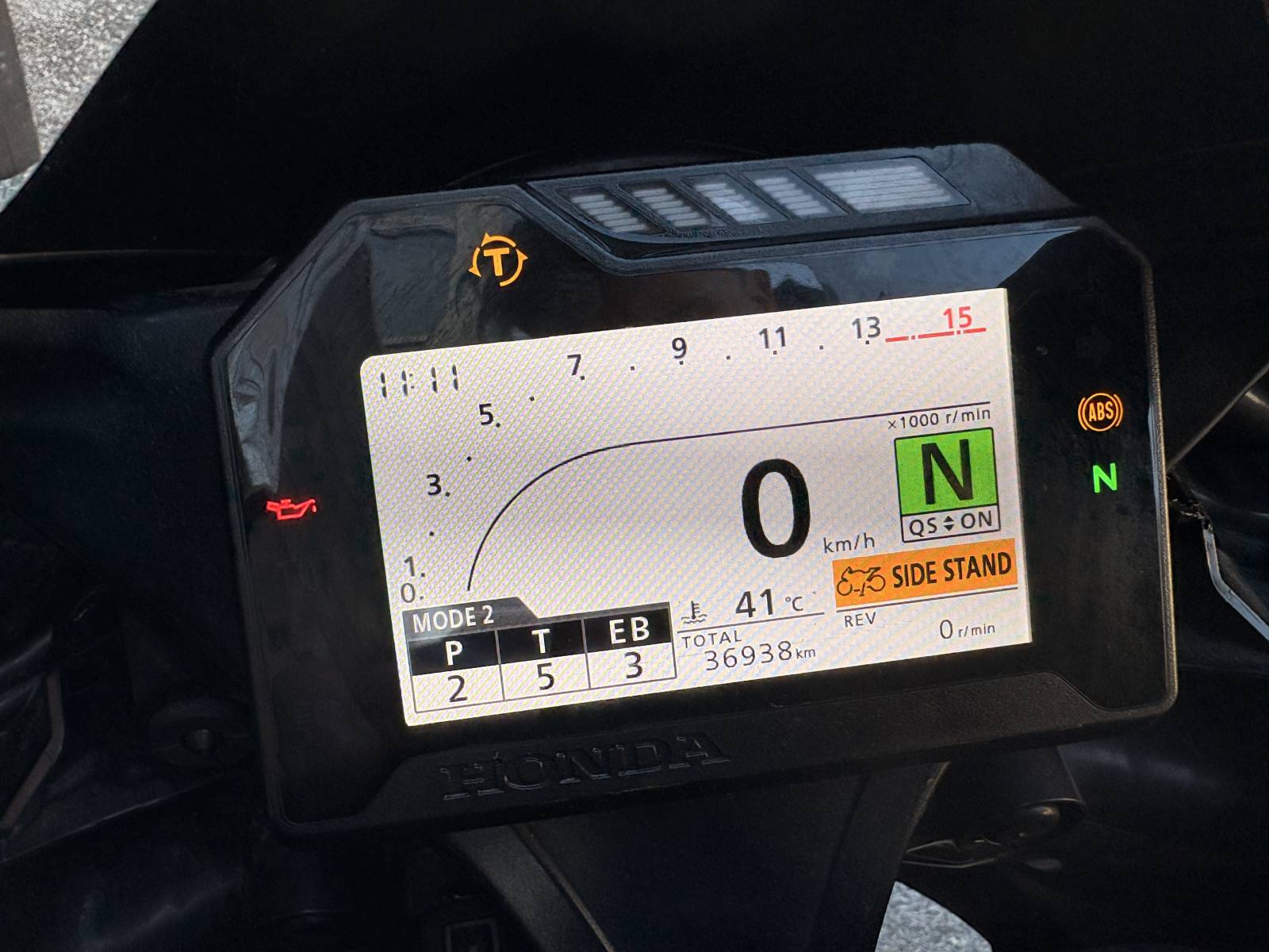 CBR1000 R FIREBLADE BEZIERS COMPTEUR COULEURS 