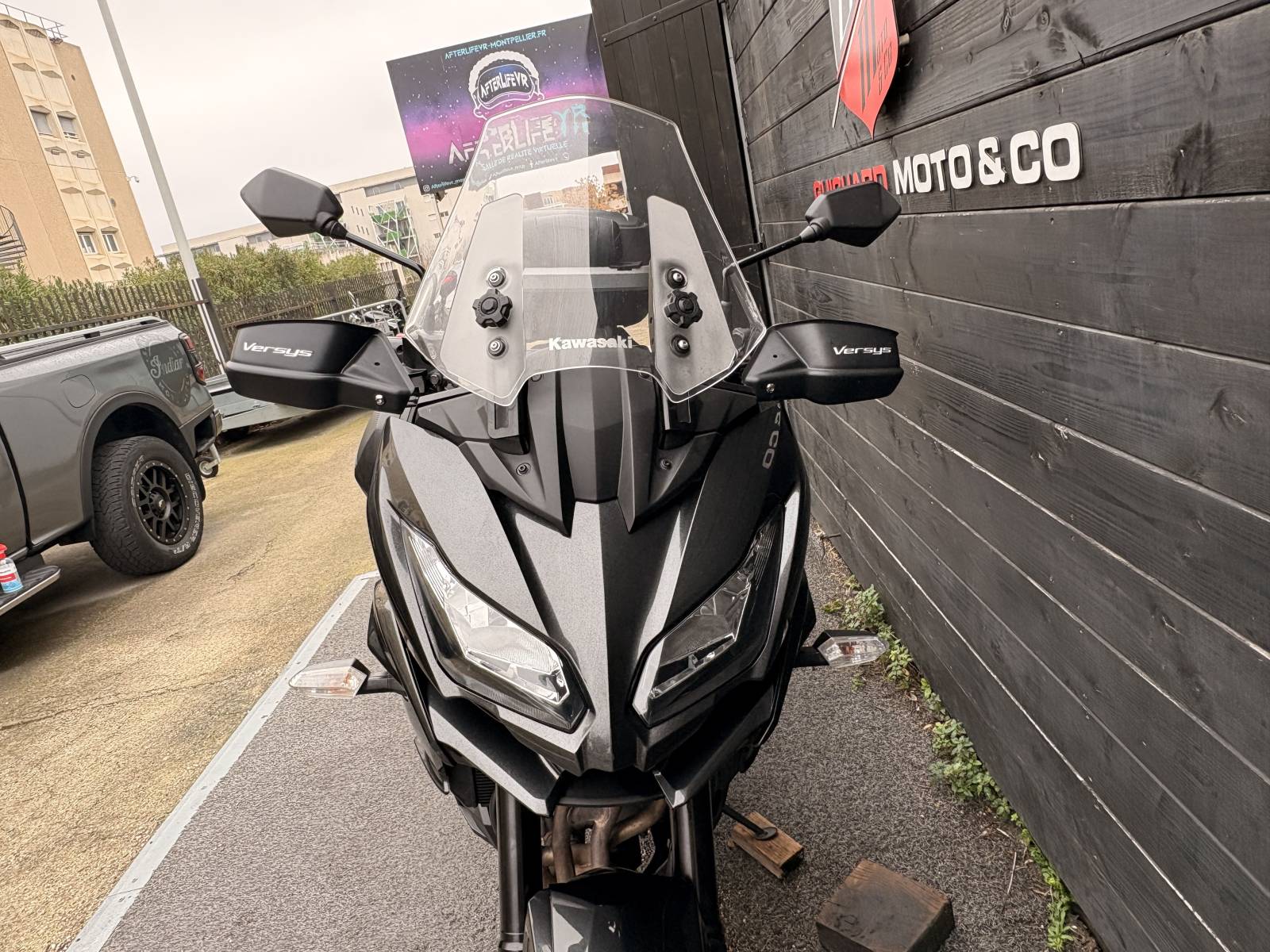 Versys 1000 Bulle PUIG dans l'Herault