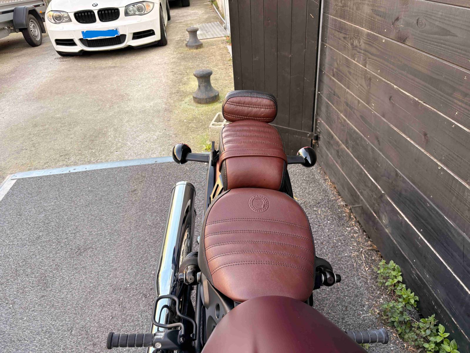 INDIAN SCOUT BOBBER - 2022 - MAROON METALLIC - OCCASION A SAISIR - MONTPELLIER HERAULT