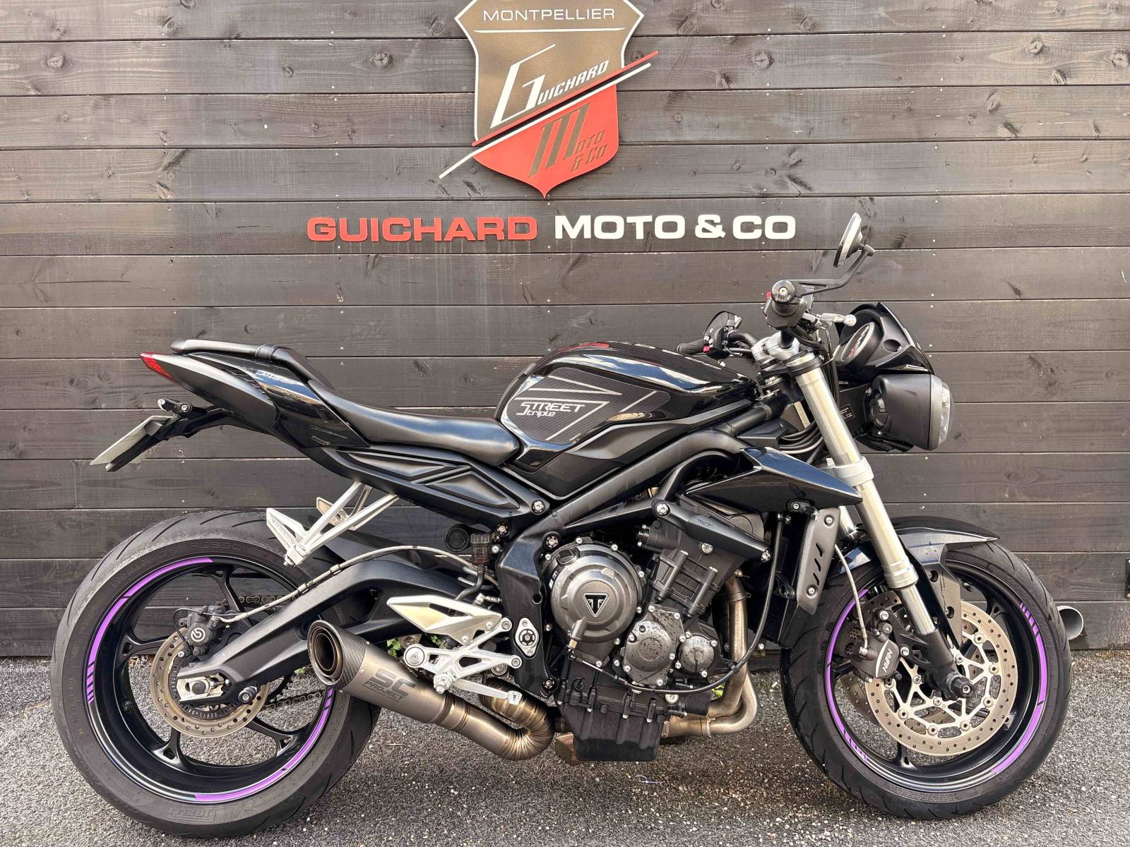 TRIUMPH STREET TRIPLE 660 S (A2) - 2018 - OCCASION - MONTPELLIER