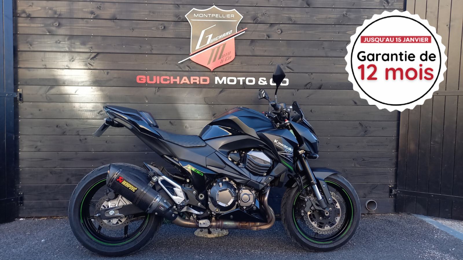 Kawasaki Z800 occasion Montpellier Hérault OFFRE SPÉCIALE GARANTIE 12 MOIS