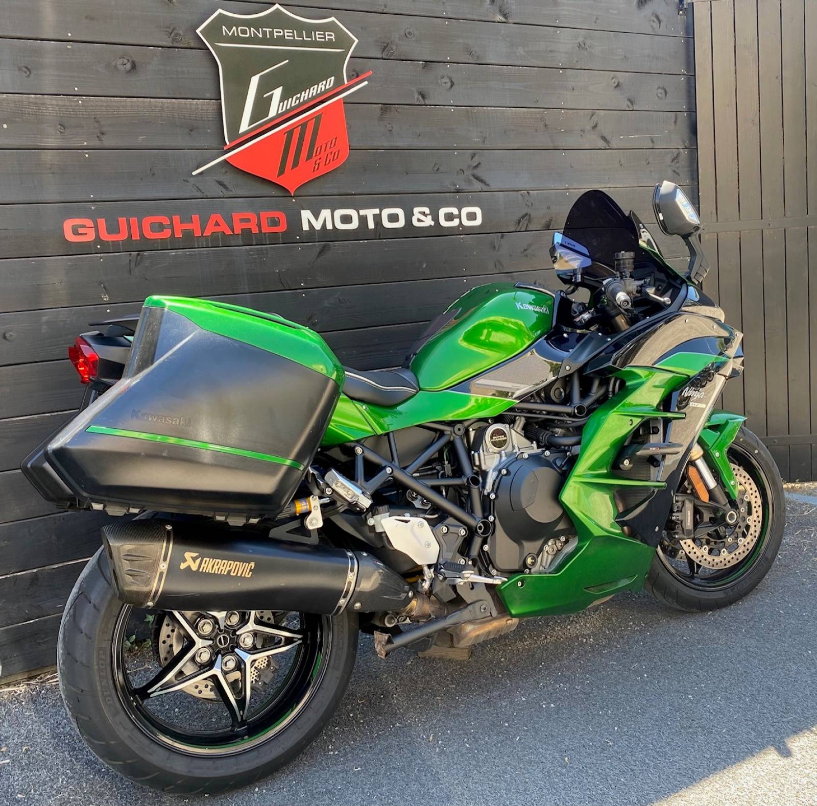 Ninja H2 SX 2018 – 35 000 km – Top‑case 47 L + accessoires – Juvignac