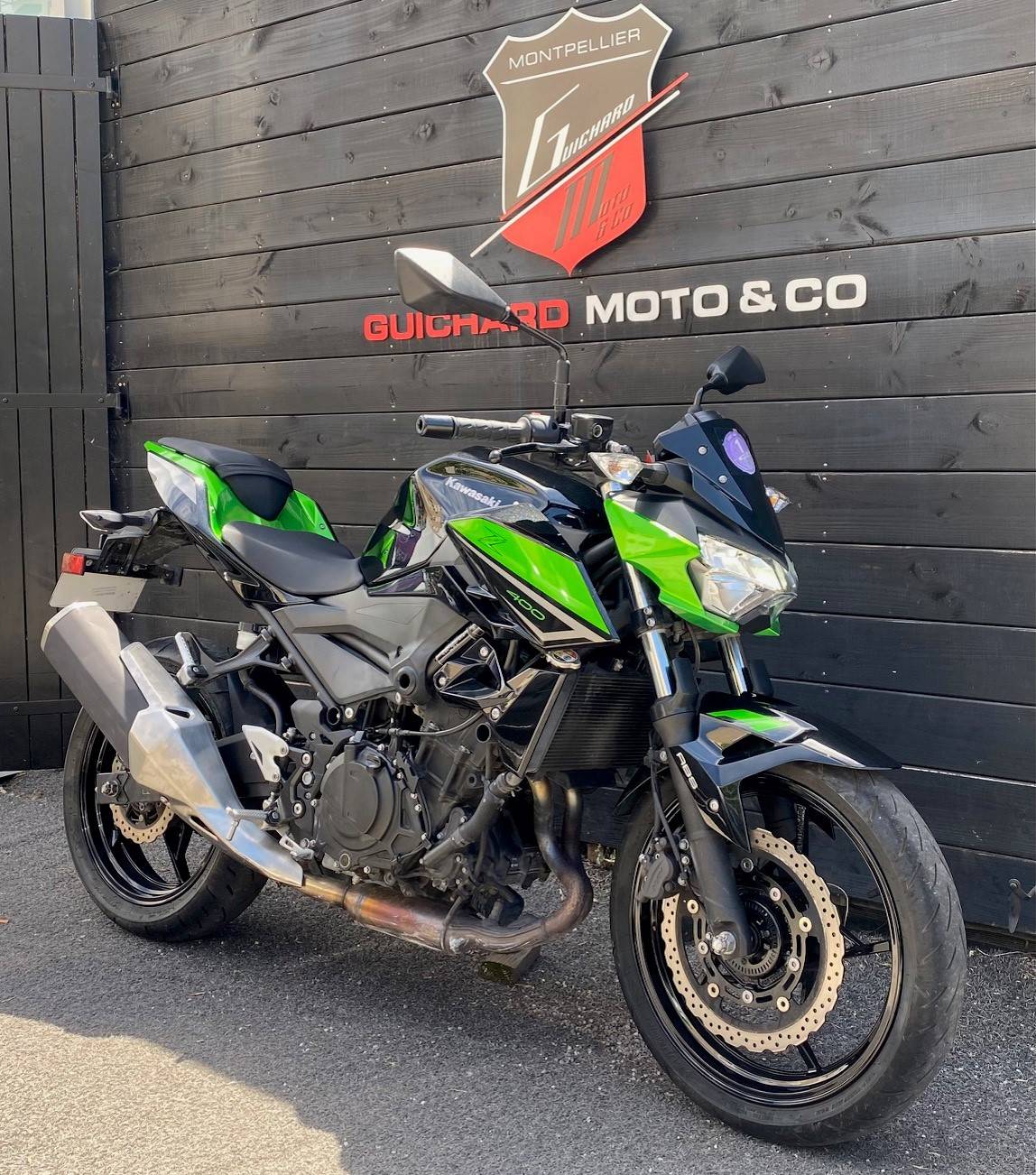 Z400 2022 – 11300 km – État impeccable – Kawasaki Montpellier