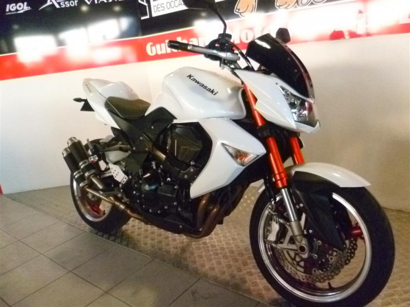 KAWASAKI Z1000 BLANC 2008 OCCASION GUICHARD MOTO MONTPELLIER HERAULT 34