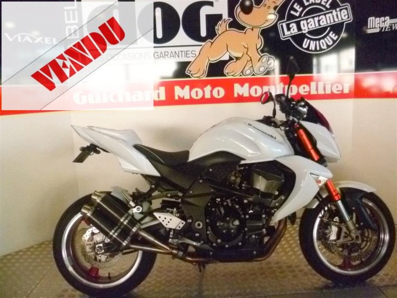 KAWASAKI Z1000 BLANC 2008 OCCASION GUICHARD MOTO MONTPELLIER HERAULT 34