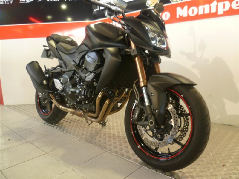 KAWASAKI Z 750 R 2011 NOIR MAT OCCASION GUICHARD MOTO MONTPELLIER HERAULT 34