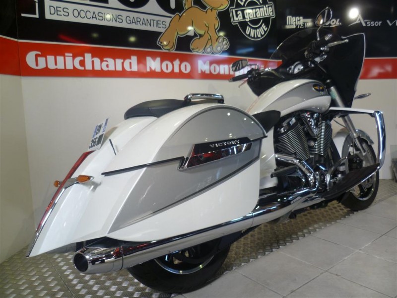 VICTORY CROSS COUNTRY BLANCHE 2011 OCCASION GUICHARD MOTO MONTPELLIER HERAULT 34