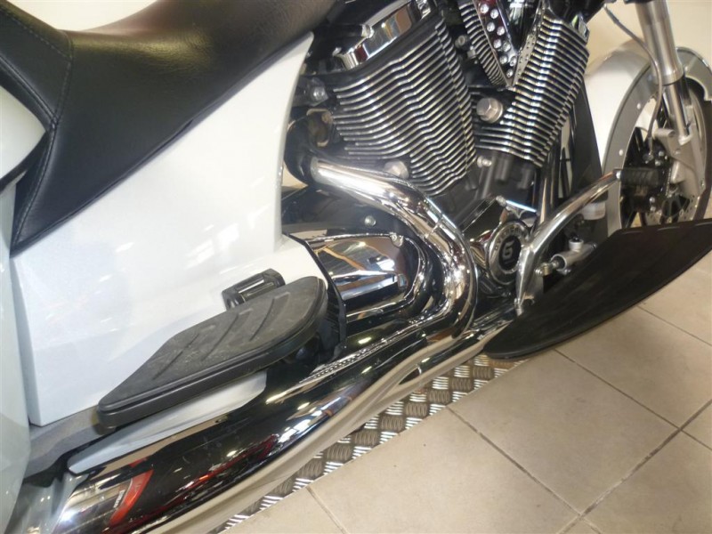 VICTORY CROSS COUNTRY BLANCHE 2011 OCCASION GUICHARD MOTO MONTPELLIER HERAULT 34