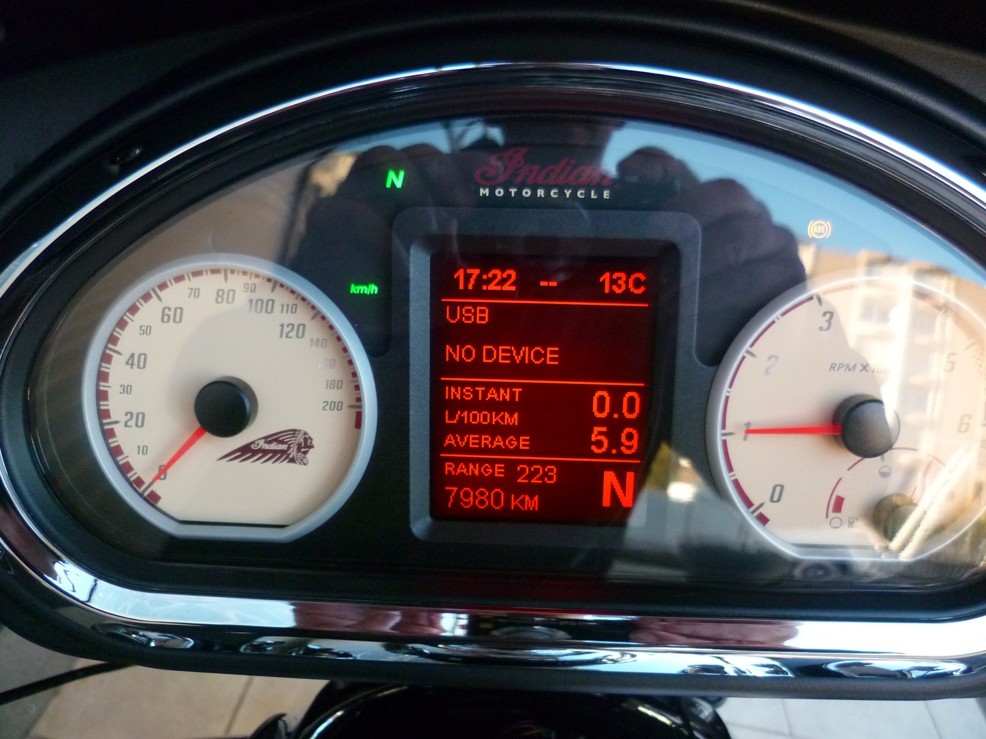 INDIAN CHIEFTAIN 2014 NOIRE OCCASION