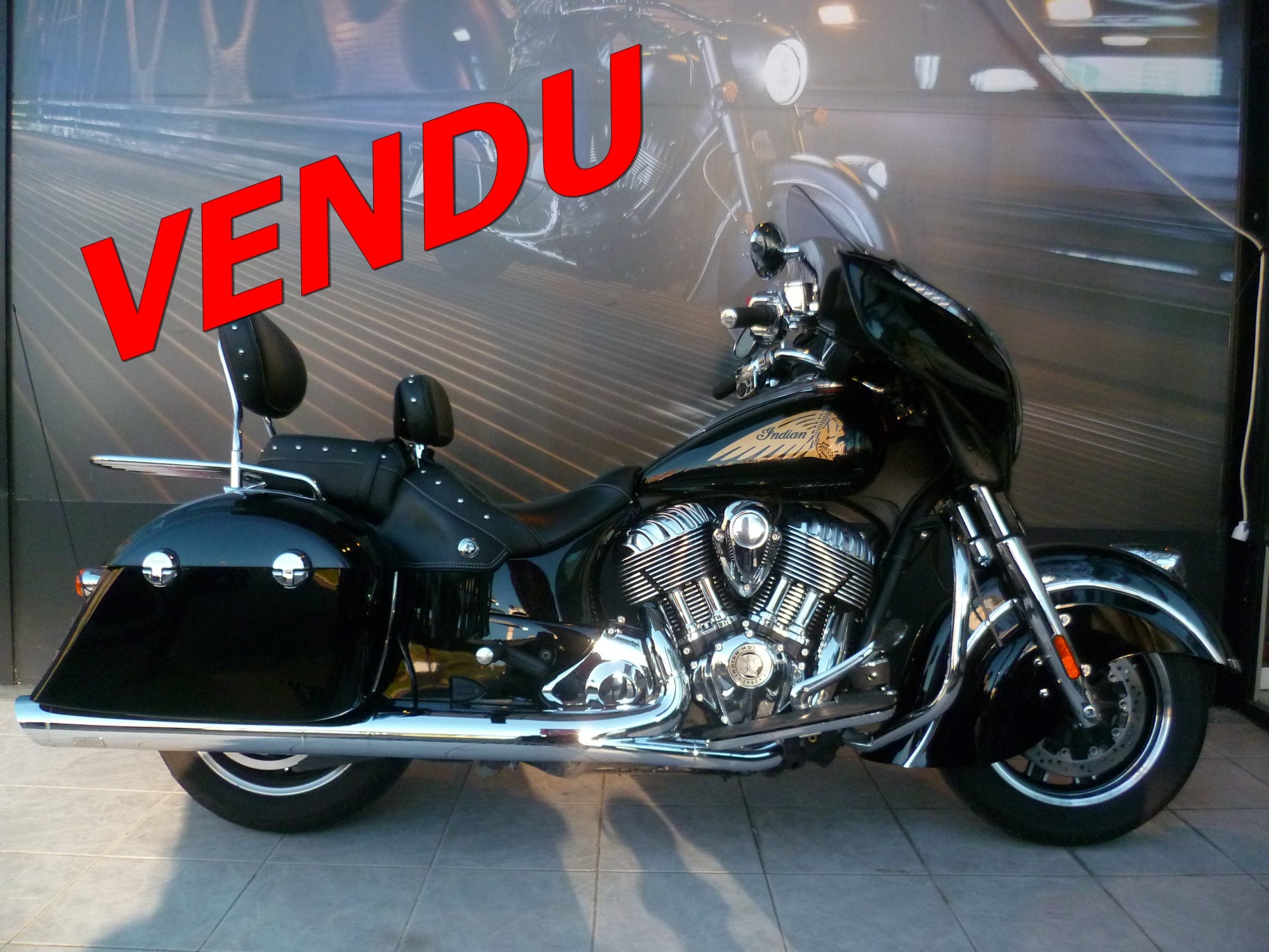 INDIAN CHIEFTAIN 2014 NOIRE OCCASION