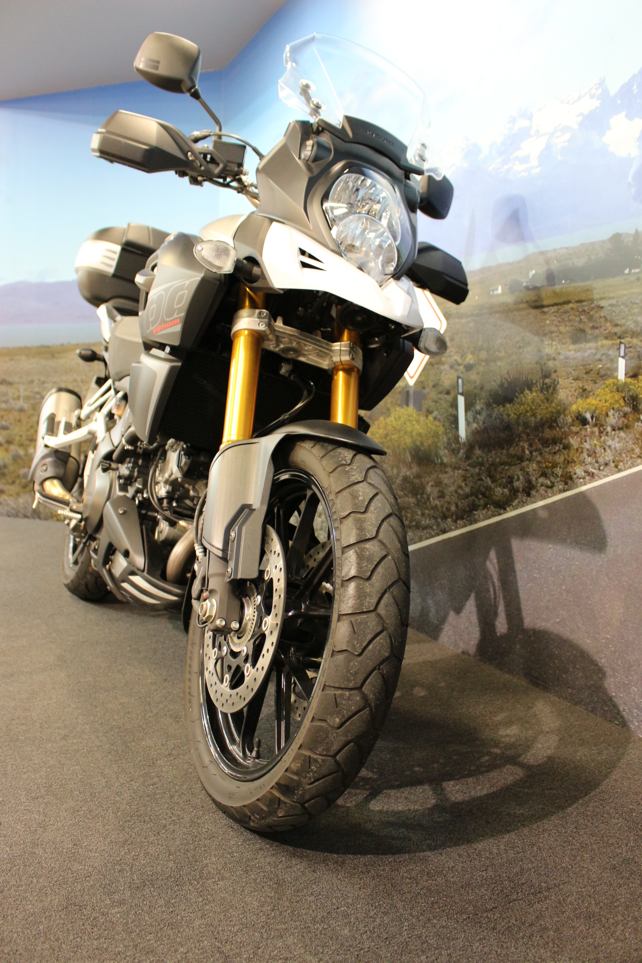 SUZUKI 1000 VSTROM BLANC 2014 OCCASION