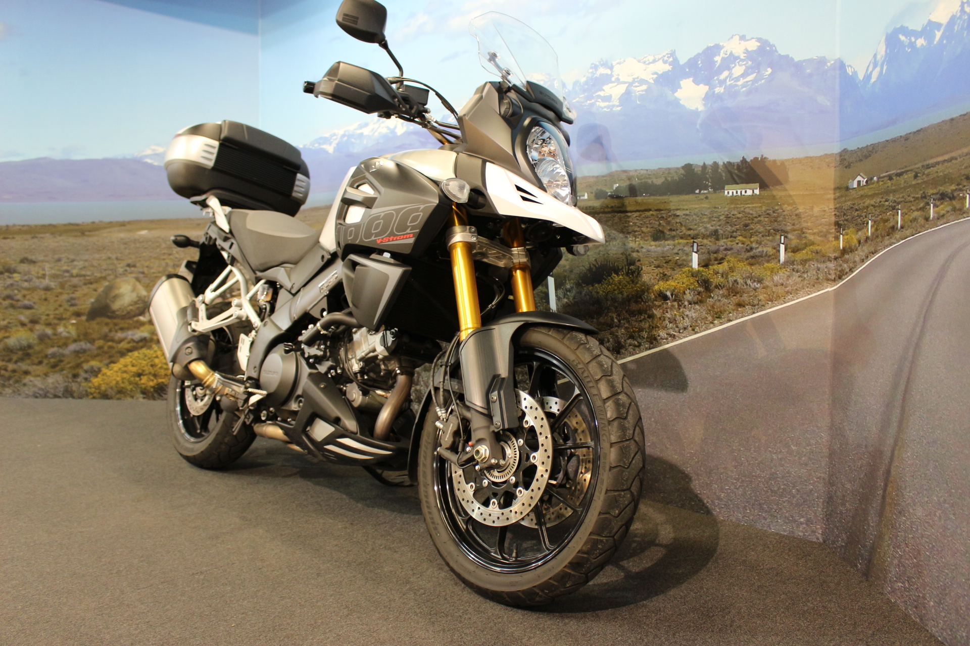SUZUKI 1000 VSTROM BLANC 2014 OCCASION