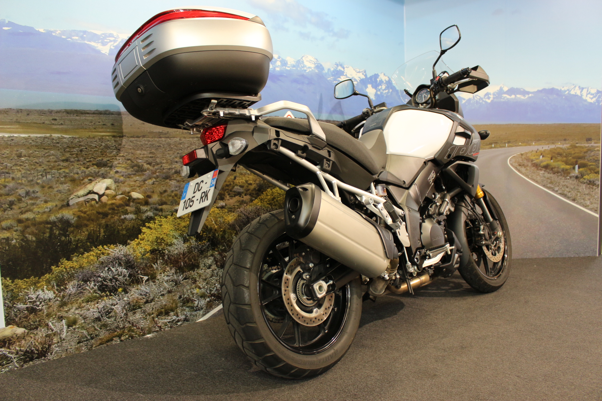 SUZUKI 1000 VSTROM BLANC 2014 OCCASION