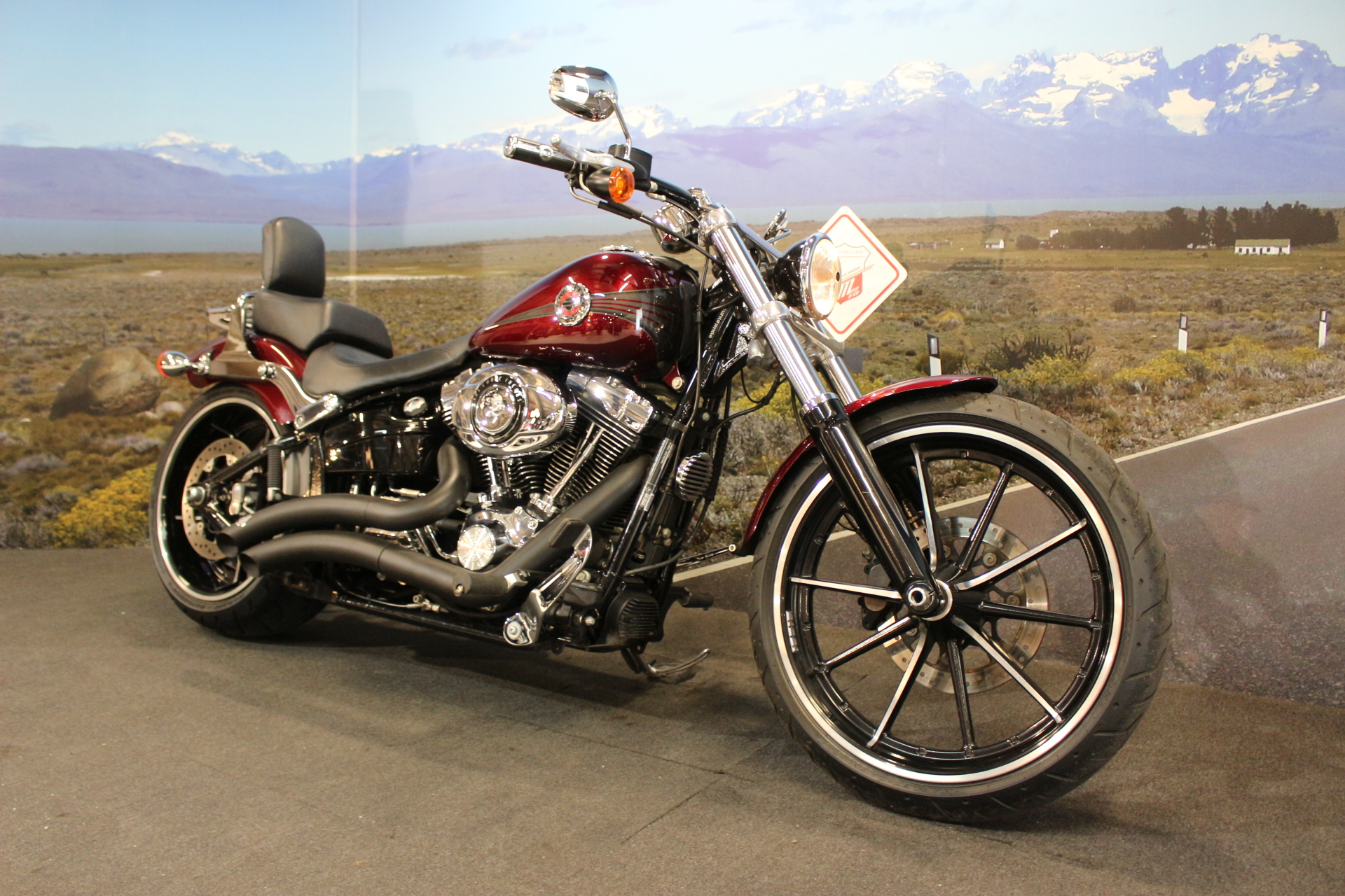 HARLEY DAVDSON FXS 1690 BREAKOUT ROUGE 2015 OCCASION