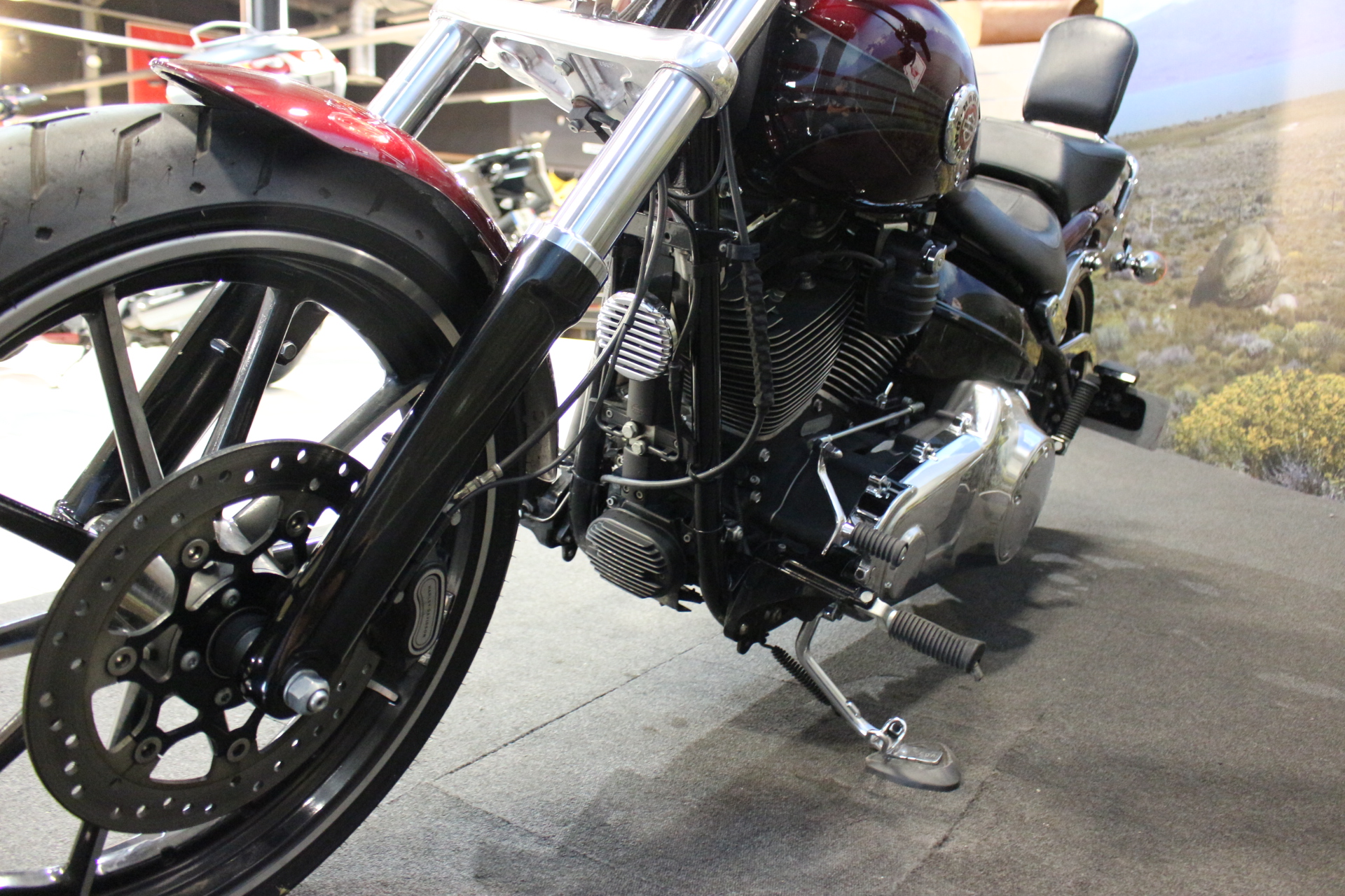 HARLEY DAVDSON FXS 1690 BREAKOUT ROUGE 2015 OCCASION