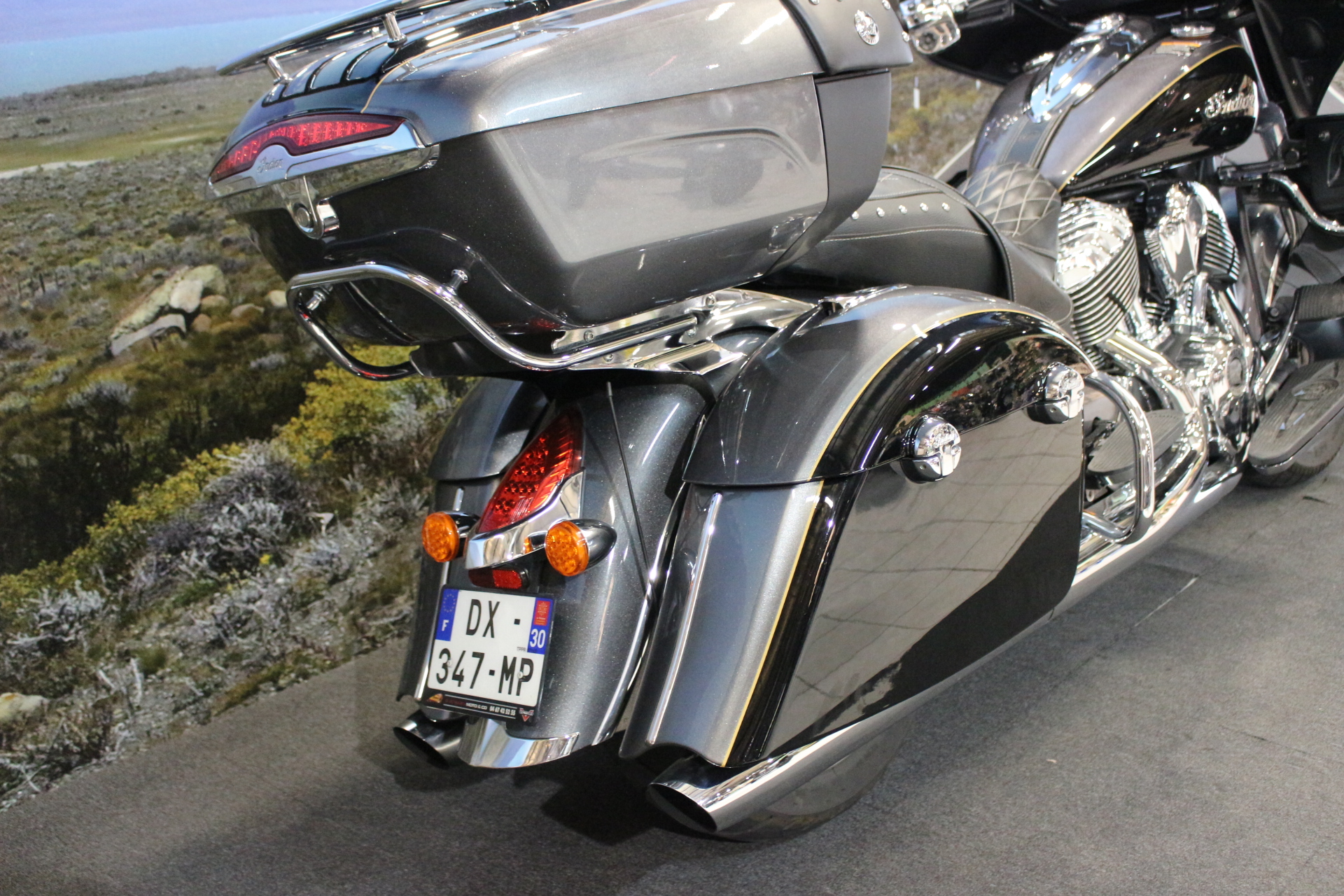 INDIAN ROADMASTER GRISE ET NOIRE 2016 OCCASION