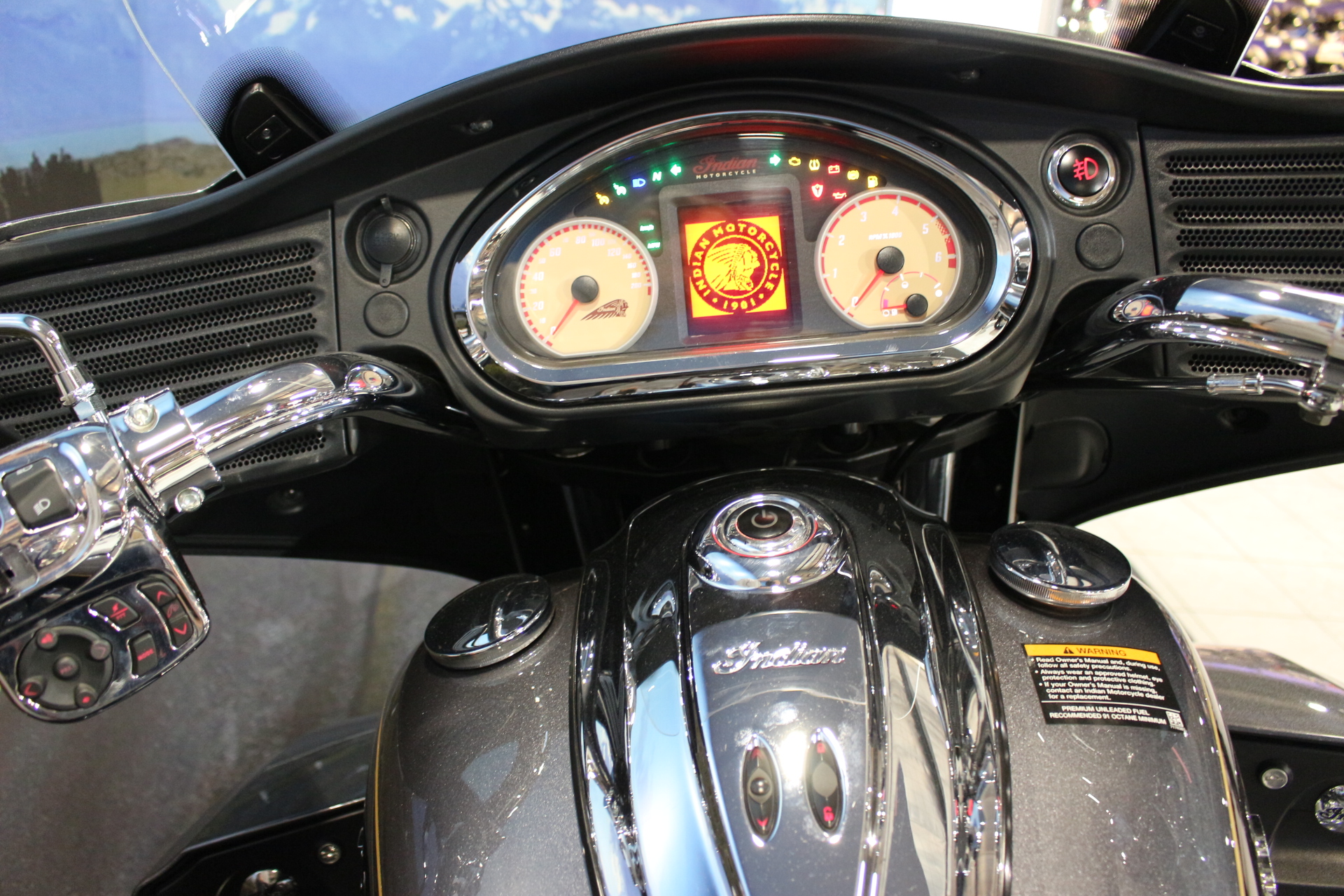 INDIAN ROADMASTER GRISE ET NOIRE 2016 OCCASION