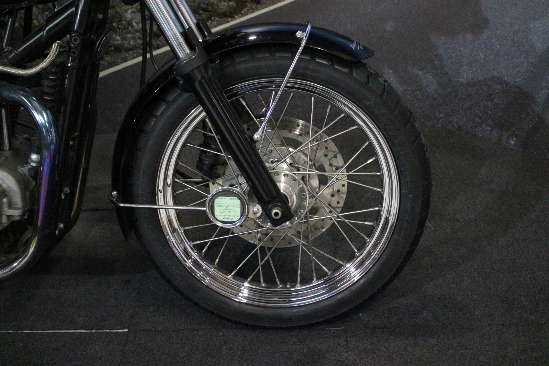 A VENDRE TRIUMPH T100 BONNEVILE NOIRE ROUGE 2006 OCCASION