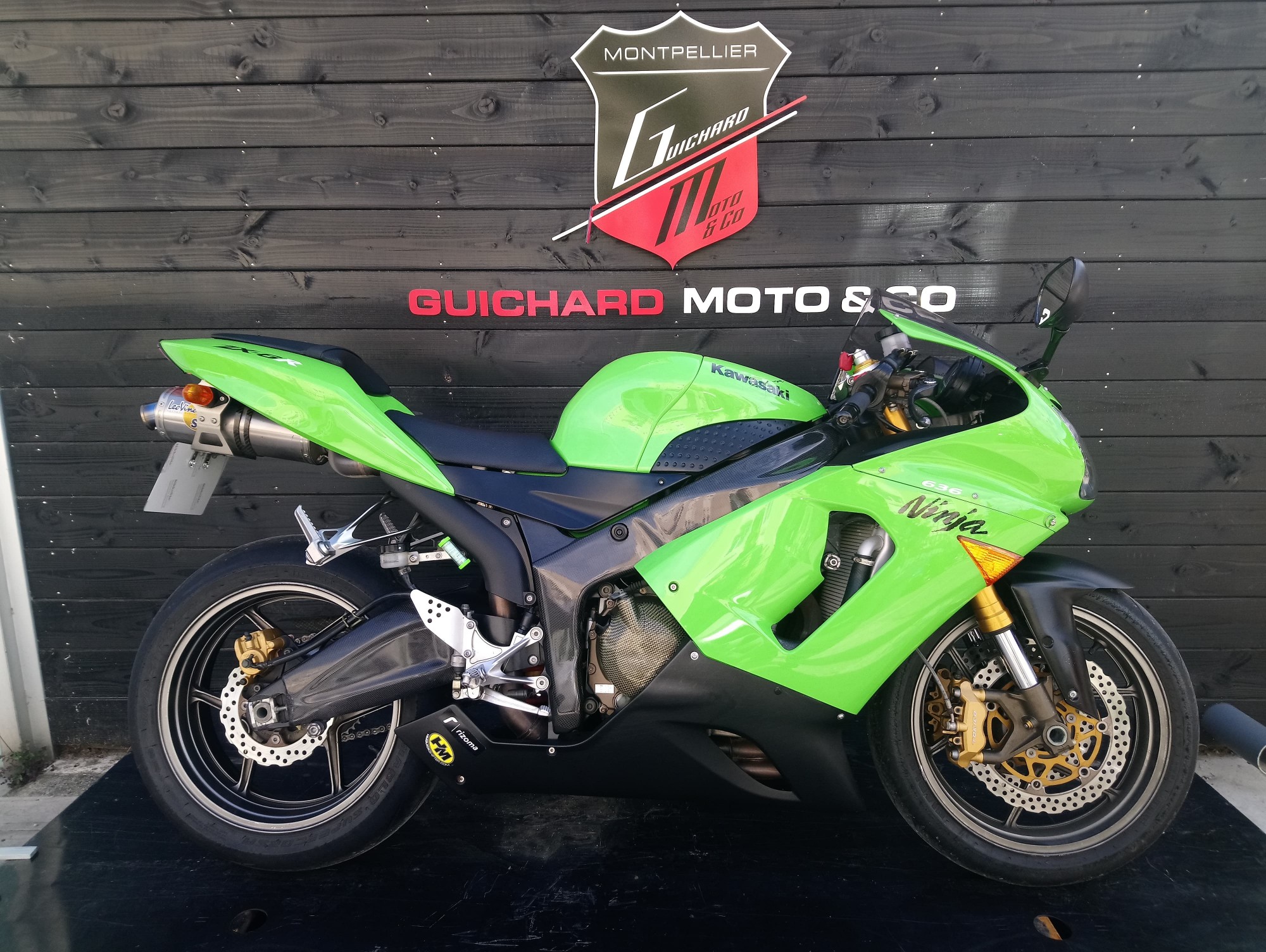MOTO OCCASION KAWASAKI NINJA ZX-6R GUICHARD MOTO MONTPELLIER