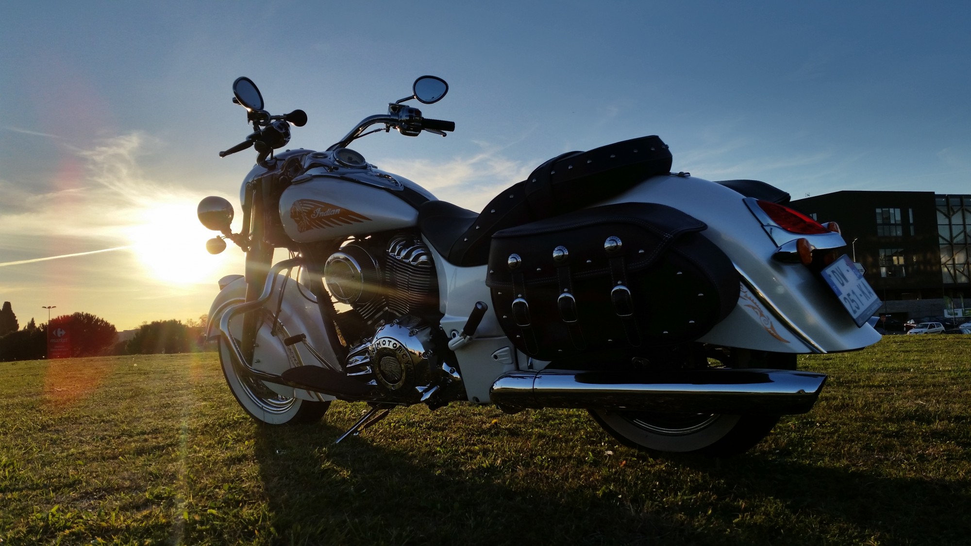 Peinture perso sur une Indian Classic