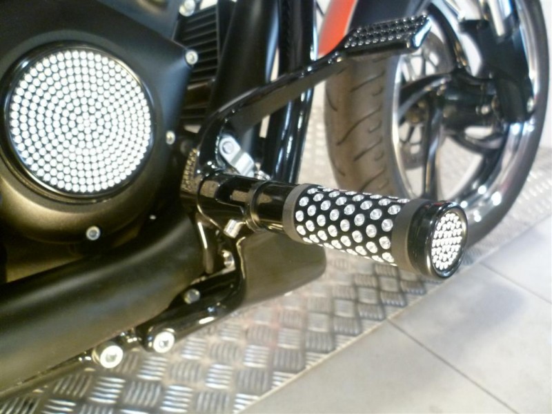 Caches carters et reposes pieds Ness Holeshot