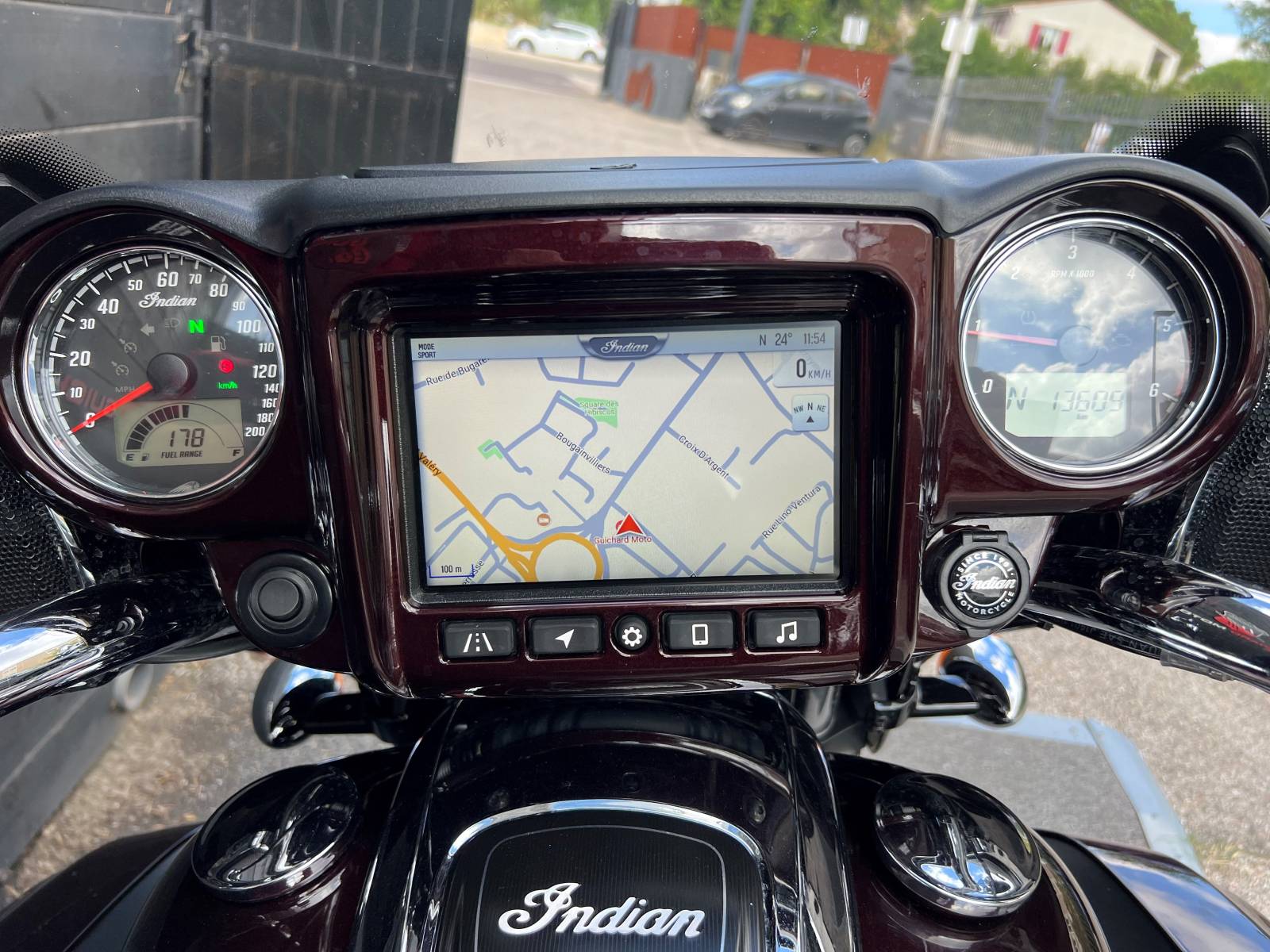 Indian Roadmaster Limited 2021 Crimson Metallic occasion Guichard moto à Montpellier dans l'hérault