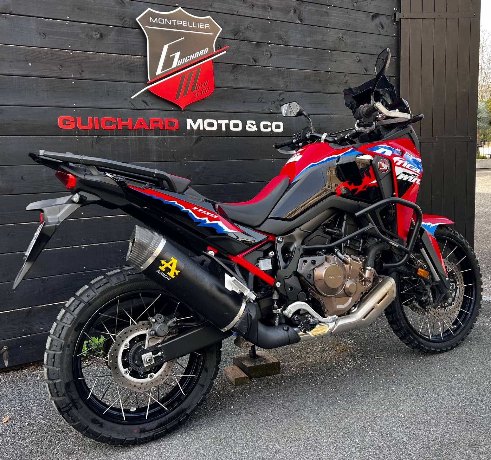 Africa Twin 1100 CRF – 2024 – Crash bars + Arrow – Garantie Honda